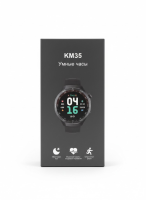 Умные часы KM35 с Bluetooth-звонками, пульсометром, шагомером и сенсорным экраном, водозащита IP67