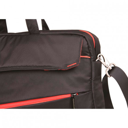 Сумка для ноутбука Promate CHARLETTE.Black/red "15,6"