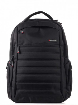 Рюкзак для ноутбука Promate REBEL-BP.BLACK нейлон, чёрная 15,6"