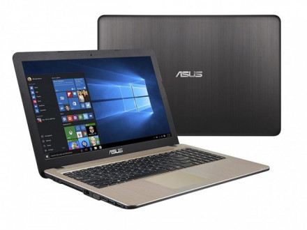 Ноутбук ASUS X540N 15.6"HD N3350 1.1-2.4GHz,4GB,500GB,DVDRW,CR,WF,USB3.0,DOS,BLACK,RUS