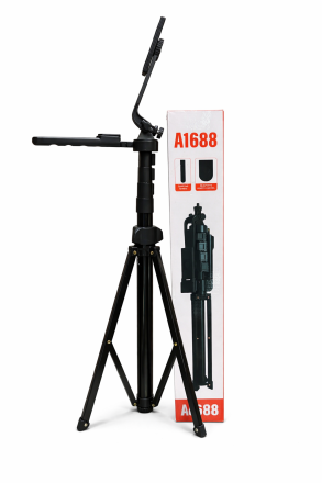 Штатив Трипод A1688 для смартфона и камеры (180 см, Bluetooth-пульт, 3D-головка)