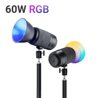 Видеосвет LUXCEO L60W RGB | LED RGB Bi-Color 2500K–6500K, 60 Вт, студийный свет для фото и видео