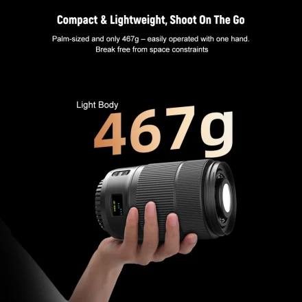 Видеосвет LUXCEO L60W RGB | LED RGB Bi-Color 2500K–6500K, 60 Вт, студийный свет для фото и видео