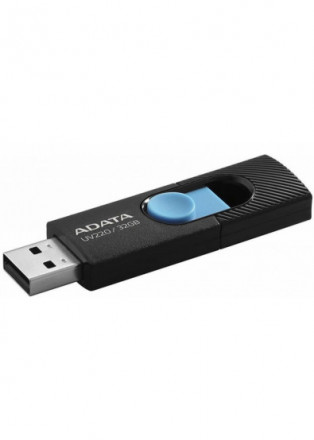 USB Флешка ADATA 32GB UV220 USB 2.0 Black-Blue/White-Grey