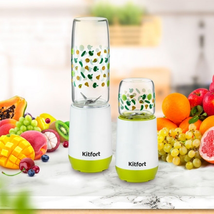 Стационарный блендер Kitfort КТ-3043-2 «2 в 1» Shake & Take Green