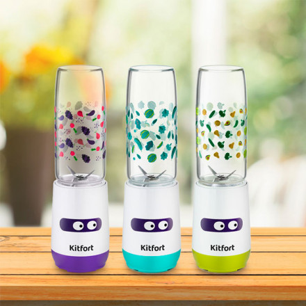 Стационарный блендер Kitfort КТ-3043-2 «2 в 1» Shake & Take Green