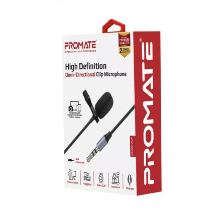 Микрофон Promate ClipMic-AUX 3.5 мм