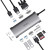Хаб WiWU Alpha A11312H Type-C to 3 x USB + 2 x HDMI + VGA + RJ45 + AUX 3.5 + Cardreader 10 in 1