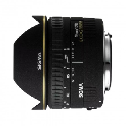Объектив Sigma 15mm f/2.8 EX DG DIAGONAL FISHEYE Canon // Nikon
