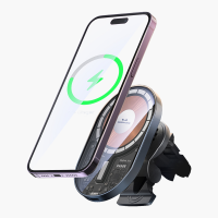 Автомобильный магнитный держатель-зарядка KEEPHONE SnapMount MagSnap 15W с беспроводной зарядкой