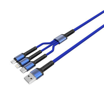 USB Кабель LDNIO LC-93 Type-C/Lightning/MicroUSB 1.2м