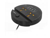 Удлинитель MOXOM  MX-ST03 (3USB 2 OUTLET QC 3.0) Удлинитель MOXOM  MX-ST03 (3USB 2 OUTLET QC 3.0)