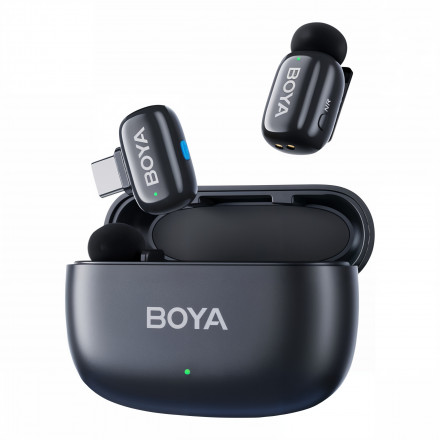 Беспроводной Микрофон Boya Mini (2 приемника) (Петличка)