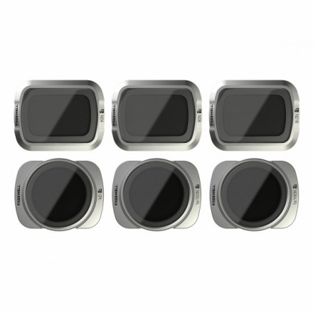 Комплект из 6 фильтров (ND4/8/16/ND32-PL/64/CPL) DJI Osmo Pocket / Pocket 2 (Essential Kit) (Freewell)