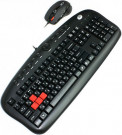 Клавиатура A4TECH  KX-2810BK (KB-28G+X-710BK) GAMER KEYBOARD+MOUSE SET USB BLACK US+RUSSIAN  Клавиатура A4TECH  KX-2810BK (KB-28G+X-710BK) GAMER KEYBOARD+MOUSE SET USB BLACK US+RUSSIAN