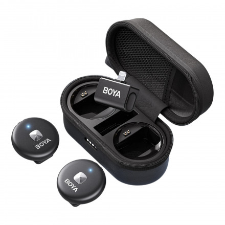 Беспроводной Микрофон Boya Omic (IPhone, Android) (Петличка)