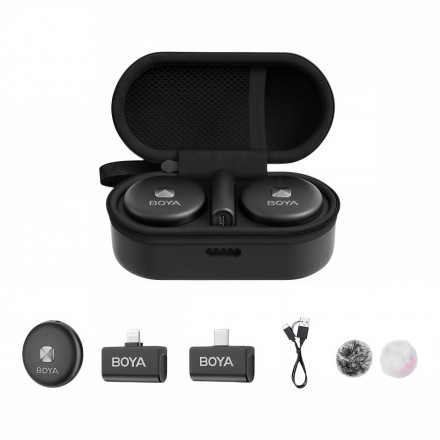 Беспроводной Микрофон Boya Omic (IPhone, Android) (Петличка)