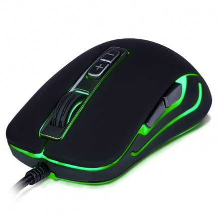 Мышь SVEN RX-G965 игровая, черно-зеленая/черно-синяя/черно-красная