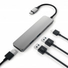 Мультипереходник Aluminum Type-C Multi-Port Adapter 4K HDMI (4 в 1) Мультипереходник Aluminum Type-C Multi-Port Adapter 4K HDMI (4 в 1)