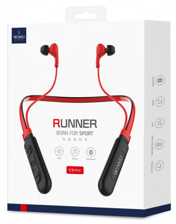 Беспроводные наушники с микрофоном Wiwu Runner