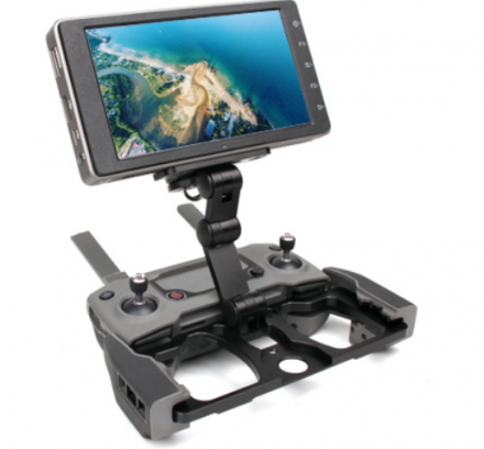 Держатель планшета/монитора CrystalSky серии DJI Mavic / Air / Mini и Spark (Чёрный) (Алюминиевый сплав) (SunnyLife)