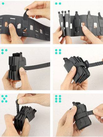 Силиконовый чехол для пропеллеров DJI Mini 3 Pro (Серый) (SunnyLife)