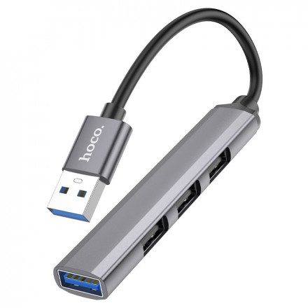 USB Хаб Hoco HB26 (3 usb 2.0, usb 3.0)