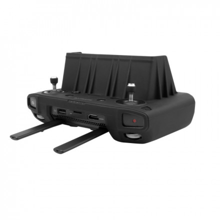 Силиконовый чехол пульта DJI Smart Controller с козырьком (Чёрный) (SunnyLife)