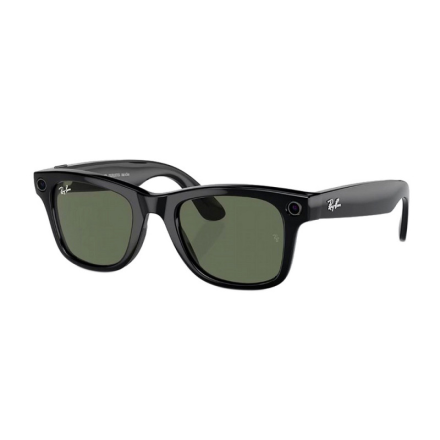 Ray-Ban Meta Wayfarer RW4006 Shiny Black G15 Green — смарт-очки с камерой, Bluetooth и защитой UV