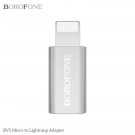 Borofone BV5 Micro USB - Lighting (Адаптер) Borofone BV5 Micro USB - Lighting (Адаптер)