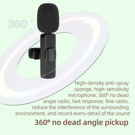 Беспроводной петличный микрофон MyDigital K9 Lightning