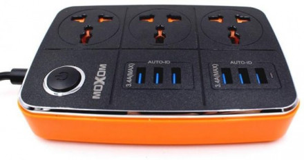 СЗУ MoXoM 6 USB 3-220V Profi KH-60Y С функцией Стабилизации питания.