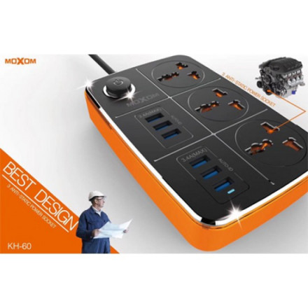 СЗУ MoXoM 6 USB 3-220V Profi KH-60Y С функцией Стабилизации питания.