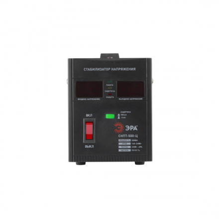 Стабилизатор напряжения ЭРА СНПТ-500-Ц (500VA)