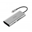 Алюминиевый концентратор WIWU Apollo USB-C Hub A731TH Grey Алюминиевый концентратор WIWU Apollo USB-C Hub A731TH Grey