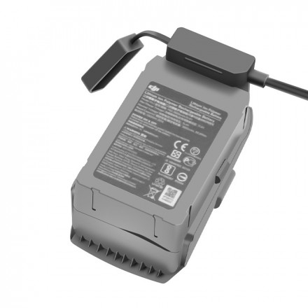 Автомобильное зарядное устройство для 2 аккумуляторов и пульта DJI Mavic 2 повышенной мощности (2 USB) (YX)