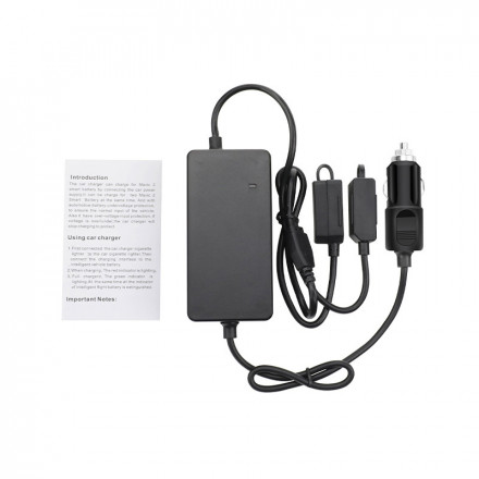 Автомобильное зарядное устройство для 2 аккумуляторов и пульта DJI Mavic 2 повышенной мощности (2 USB) (YX)