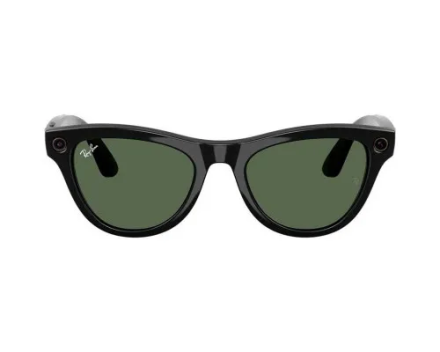 Ray-Ban Meta Skyler Gen 2 RW4014 Shiny Black G15 Green — смарт-очки с камерой и Bluetooth