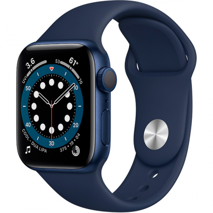 Смарт-часы Apple Watch Series 6 40mm Blue Aluminium Deep Navy Band MG143