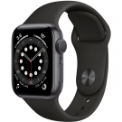 Смарт-часы Apple Watch Series 6 40mm Space Gray Aluminium Black Band MG133  Смарт-часы Apple Watch Series 6 40mm Space Gray Aluminium Black Band MG133