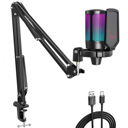 Микрофон с кронштейном FiFine A6T