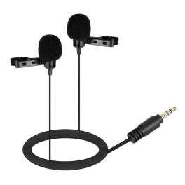 Двойной Петличный Микрофон Woopower Для Телефона (4 PIN)