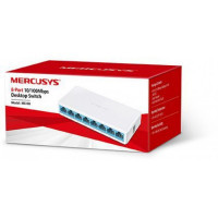 Коммутатор сетевой неуправляемый настольный Mercusys MS108 (8х100 Mb/s)