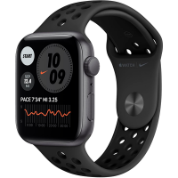Смарт-часы Apple Watch Nike SE 44mm Space Gray Aluminium Black Nike Band MYYK2 