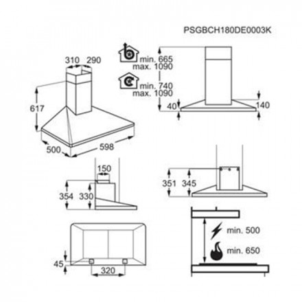 Вытяжка Electrolux EFF60560OX