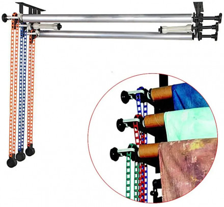 Механическая система установки фонов + Усиленная Стойка для Софтбокса (2.8м)