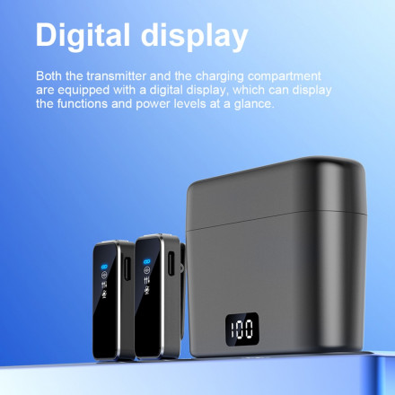 Беспроводной петличный микрофон N3 Lightning Iphone (Двойной)