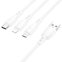 Кабель 3 в 1 Borofone BX71 Кабель 3 в 1 Borofone BX71