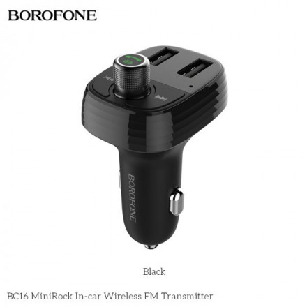 Bluetooth FM Модулятор Borofone BC16 3in1