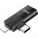 Двойной адаптер Hoco UA17 (Lightning, Type-c) 